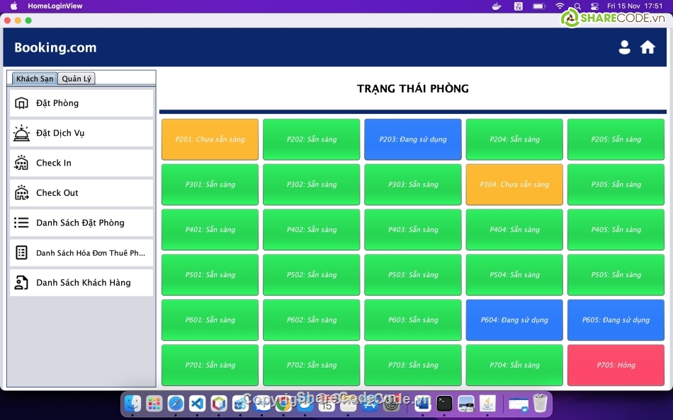 MVC,khách sạn,báo cáo,swing,java,OOP